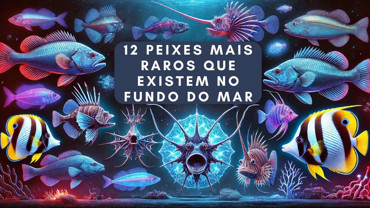 Os 12 peixes mais raros do fundo do mar – Você não vai acreditar que eles existem!