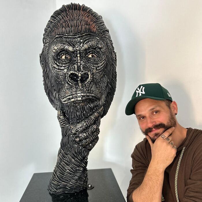 Michel Torres Costa: O artista que transforma metal descartado em obras de arte (32 fotos) 2