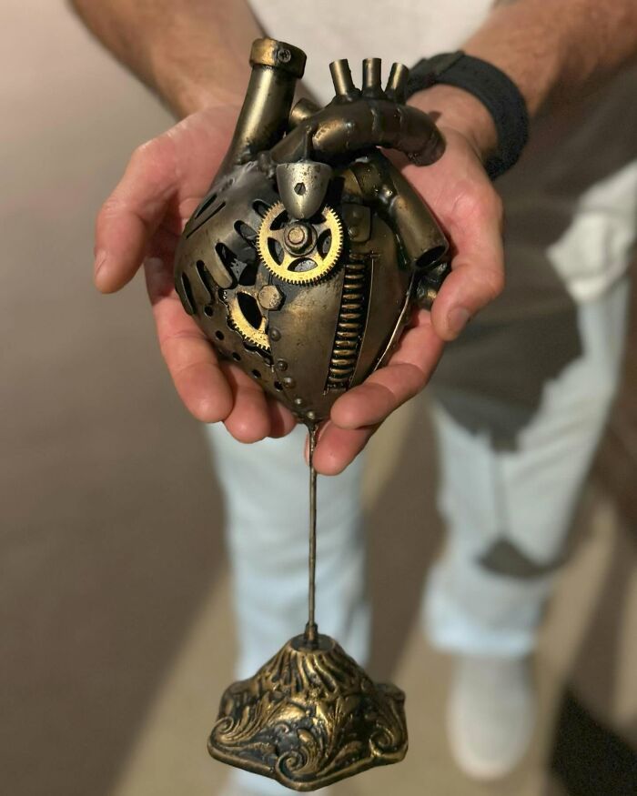 Michel Torres Costa: O artista que transforma metal descartado em obras de arte (32 fotos) 12