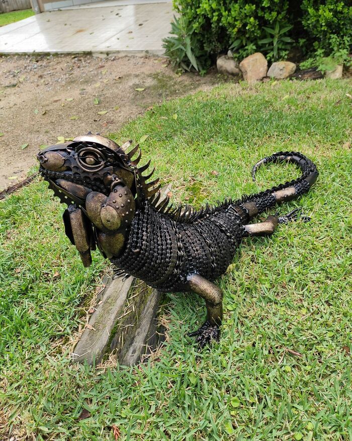 Michel Torres Costa: O artista que transforma metal descartado em obras de arte (32 fotos) 16