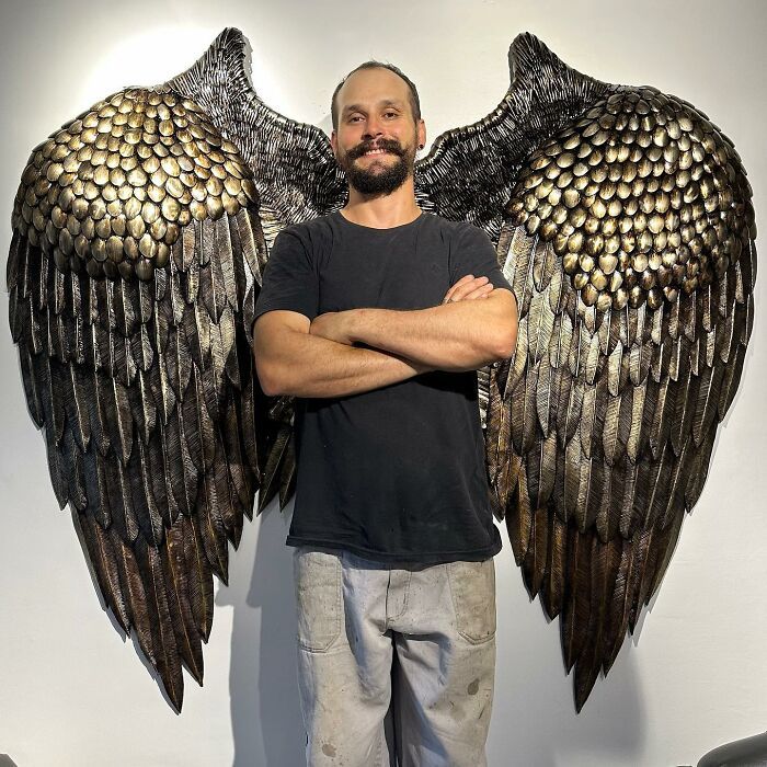 Michel Torres Costa: O artista que transforma metal descartado em obras de arte (32 fotos) 18