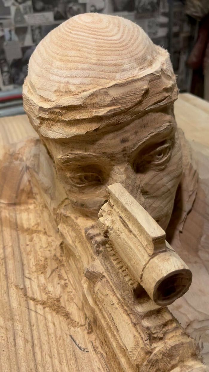 Scott Dow: O artista que transforma troncos em obras-primas com uma motosserra (20 fotos) 18