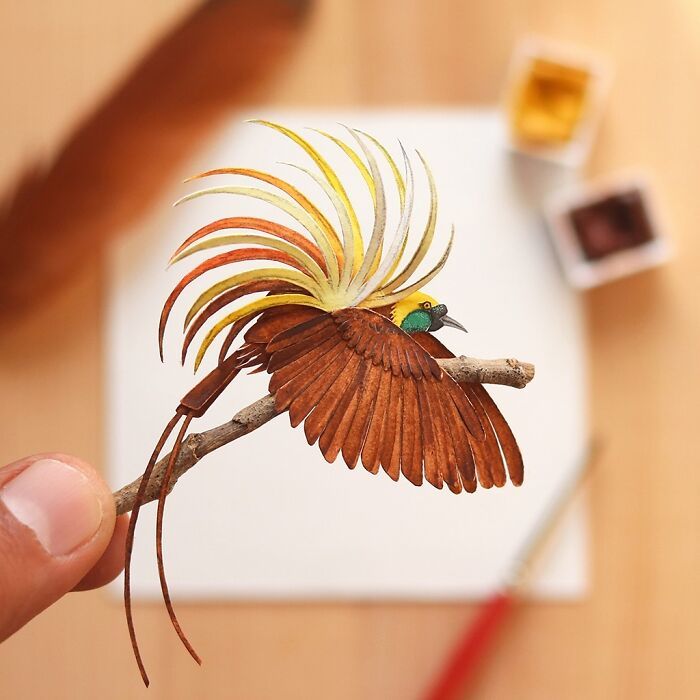 The Paper Ark: Arte em papel que celebra a fragilidade da vida selvagem (32 fotos) 6