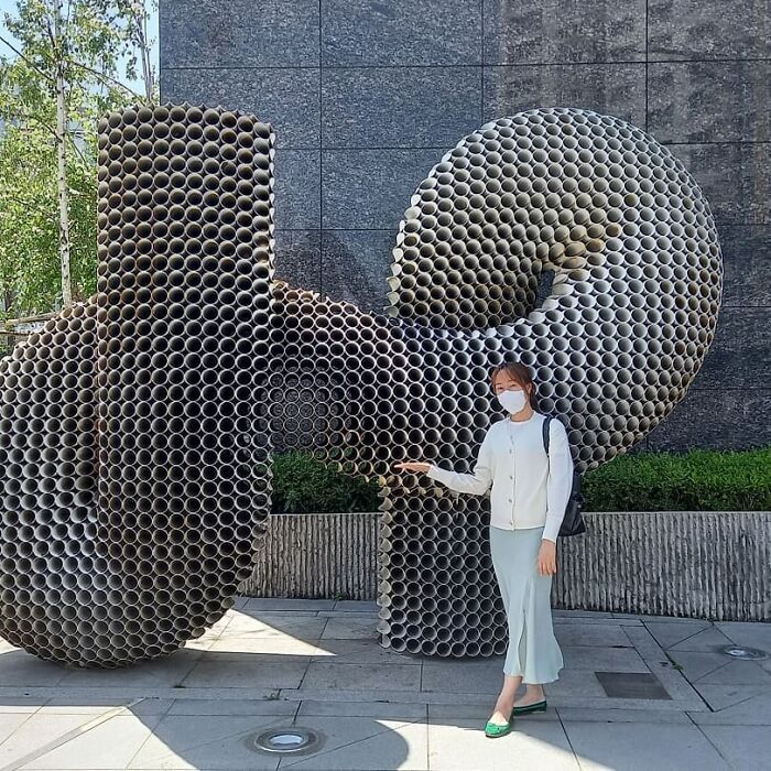 Yi Chul Hee: As incríveis esculturas de metal que mudam conforme o seu olhar (23 fotos) 13