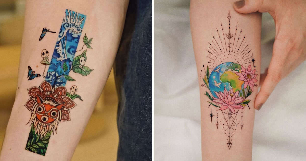 A arte delicada de Jing: Tatuagens que são verdadeiras obras-primas (35 fotos)