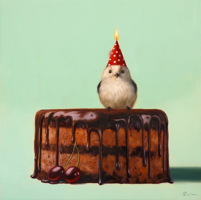 A arte divertida e surpreendente de Lucia Heffernan: Quando os animais agem como humanos (30 fotos) 26