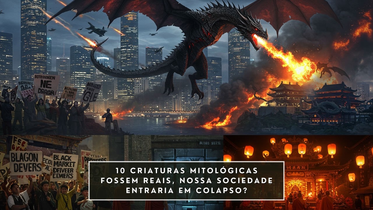 E se 10 criaturas mitológicas fossem reais? Veja como elas seriam no mundo moderno!