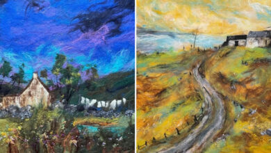 Moy Mackay: A arte de pintar com fibras – Uma experiência visual única (32 fotos) 44