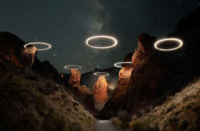 Reuben Wu: A arte de iluminar paisagens com drones (24 fotos) 8