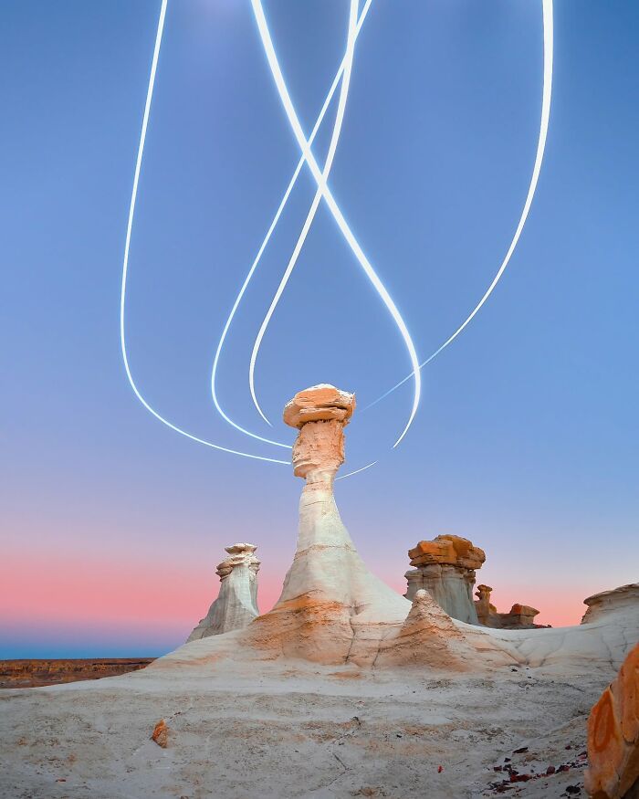 Reuben Wu: A arte de iluminar paisagens com drones (24 fotos) 20