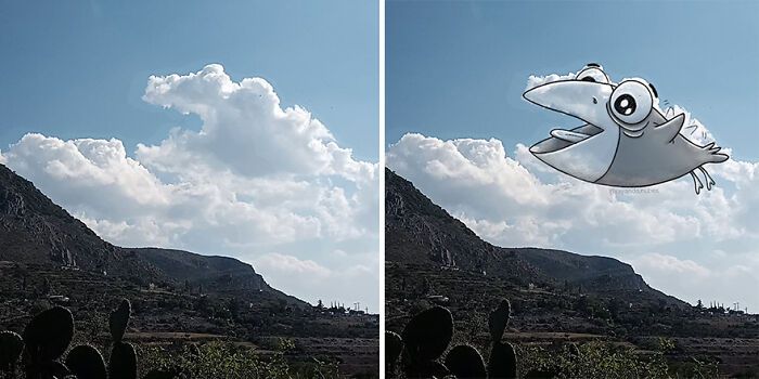 Artista transforma nuvens em personagens encantadores e mostra que o céu pode ser mais divertido do que parece (22 fotos) 1