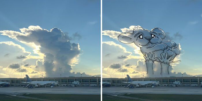 Artista transforma nuvens em personagens encantadores e mostra que o céu pode ser mais divertido do que parece (22 fotos) 5