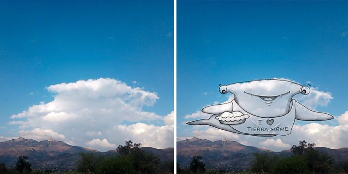 Artista transforma nuvens em personagens encantadores e mostra que o céu pode ser mais divertido do que parece (22 fotos) 7