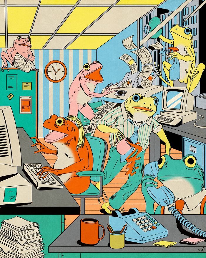 As ilustrações absurdamente encantadoras de María Jesús Contreras: humor, cor e um toque de nostalgia (30 fotos) 7