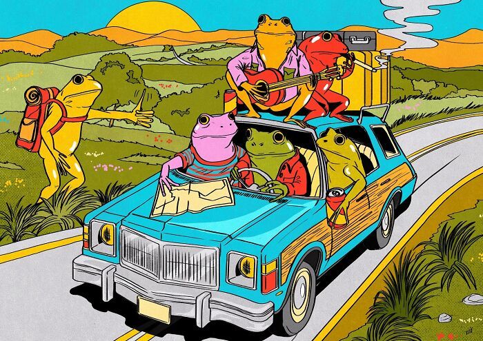 As ilustrações absurdamente encantadoras de María Jesús Contreras: humor, cor e um toque de nostalgia (30 fotos) 22