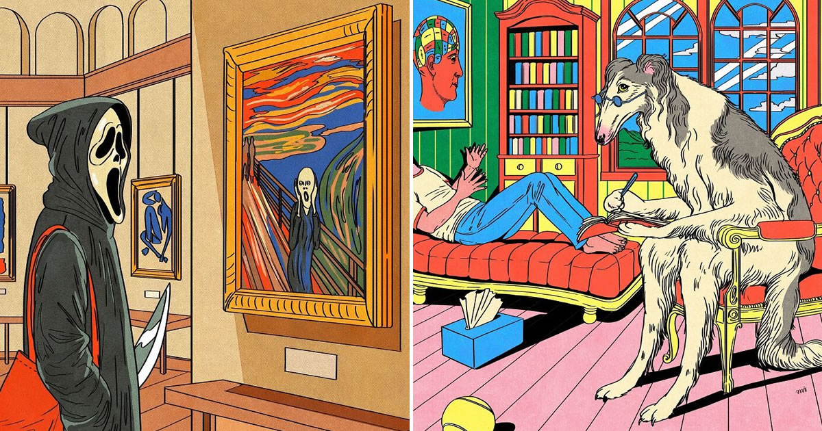 As ilustrações absurdamente encantadoras de María Jesús Contreras: humor, cor e um toque de nostalgia (30 fotos)