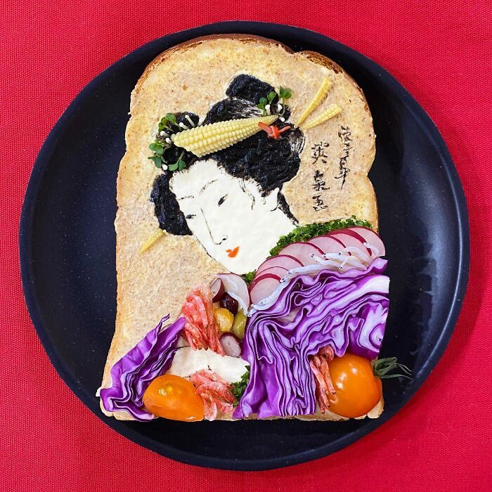 As torradas artísticas de Manami Sasaki: Quando comida vira pura poesia visual (35 fotos) 5 As torradas artísticas de Manami Sasaki: Quando comida vira pura poesia visual (35 fotos) 5