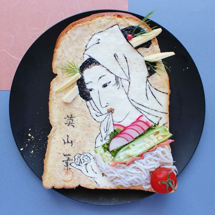 As torradas artísticas de Manami Sasaki: Quando comida vira pura poesia visual (35 fotos) 7 As torradas artísticas de Manami Sasaki: Quando comida vira pura poesia visual (35 fotos) 7