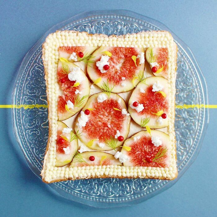 As torradas artísticas de Manami Sasaki: Quando comida vira pura poesia visual (35 fotos) 9 As torradas artísticas de Manami Sasaki: Quando comida vira pura poesia visual (35 fotos) 9