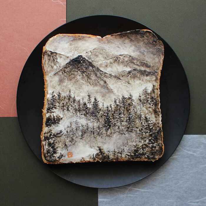 As torradas artísticas de Manami Sasaki: Quando comida vira pura poesia visual (35 fotos) 16 As torradas artísticas de Manami Sasaki: Quando comida vira pura poesia visual (35 fotos) 16