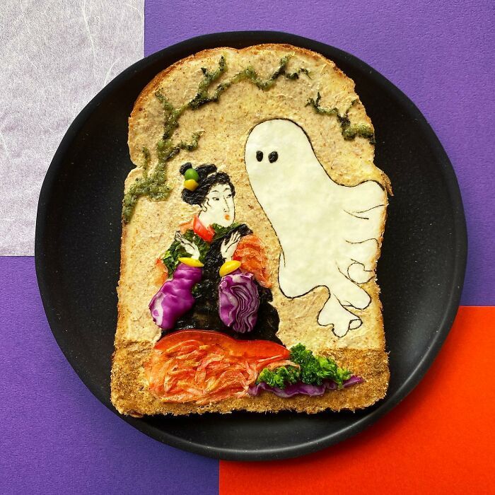 As torradas artísticas de Manami Sasaki: Quando comida vira pura poesia visual (35 fotos) 19 As torradas artísticas de Manami Sasaki: Quando comida vira pura poesia visual (35 fotos) 19