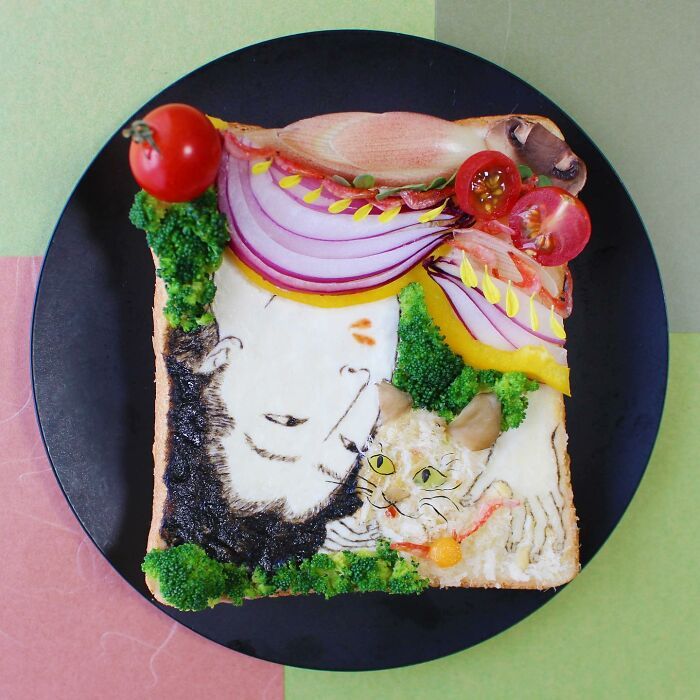 As torradas artísticas de Manami Sasaki: Quando comida vira pura poesia visual (35 fotos) 25 As torradas artísticas de Manami Sasaki: Quando comida vira pura poesia visual (35 fotos) 25