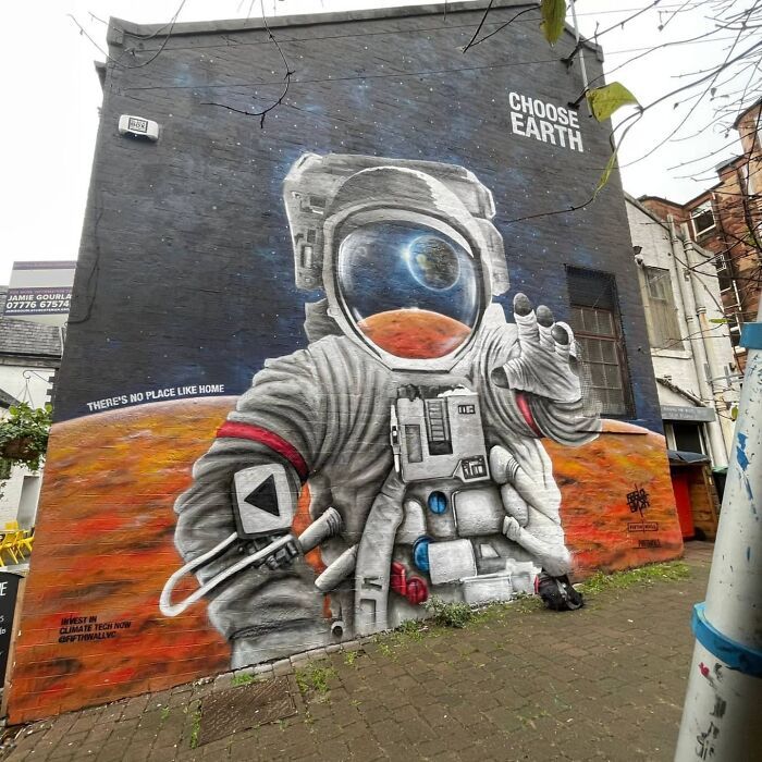 Bobby RogueOne: O artista de rua que faz Glasgow sorrir com seus murais surpreendentes (30 fotos) 20