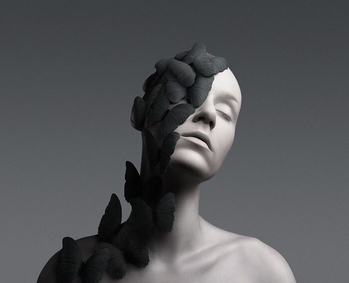 Flóra Borsi e seus autorretratos surreais que misturam humanos e animais (28 fotos) 2