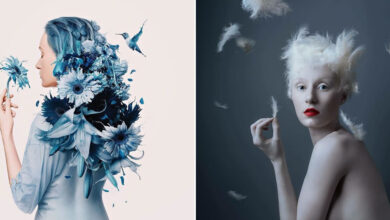 Flóra Borsi e seus autorretratos surreais que misturam humanos e animais (28 fotos) 22