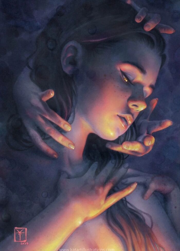 Katrina Young: A artista que transforma emoções em ilustrações surpreendentes (26 fotos) 2