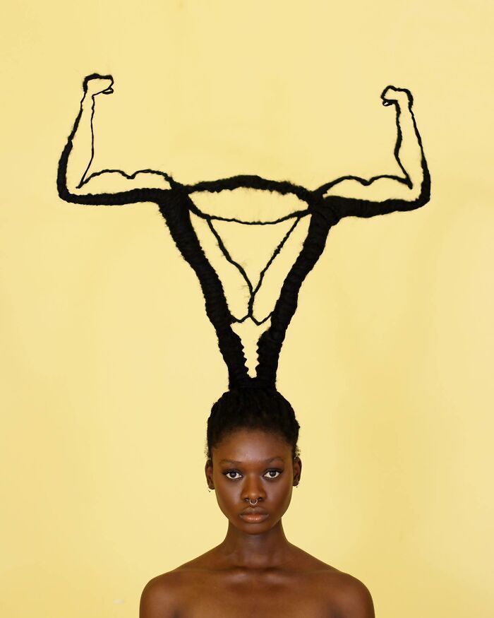 Laetitia Ky e a arte incrível de esculpir com o próprio cabelo (34 fotos) 13