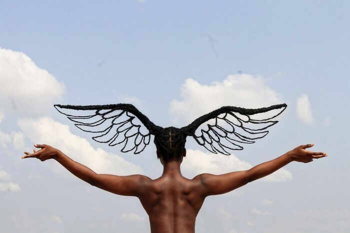 Laetitia Ky e a arte incrível de esculpir com o próprio cabelo (34 fotos) 15