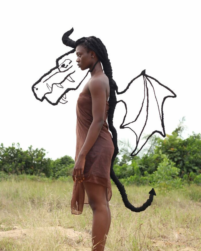 Laetitia Ky e a arte incrível de esculpir com o próprio cabelo (34 fotos) 17