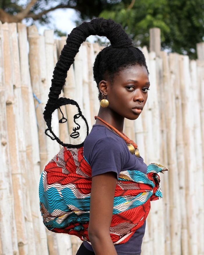 Laetitia Ky e a arte incrível de esculpir com o próprio cabelo (34 fotos) 20