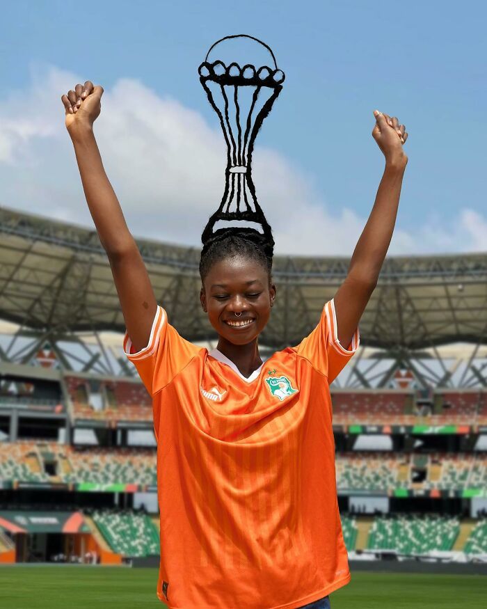 Laetitia Ky e a arte incrível de esculpir com o próprio cabelo (34 fotos) 21