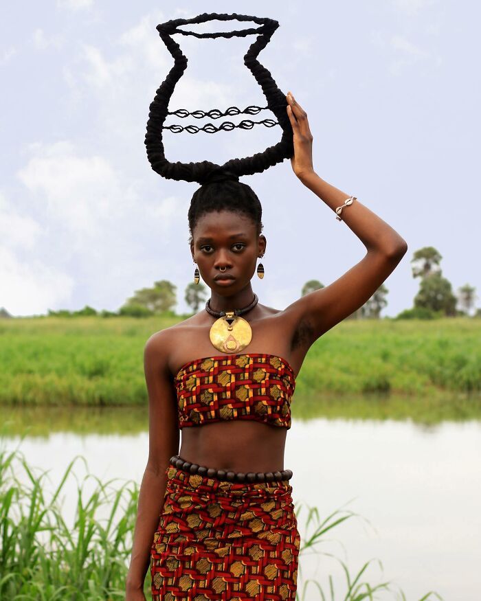 Laetitia Ky e a arte incrível de esculpir com o próprio cabelo (34 fotos) 32