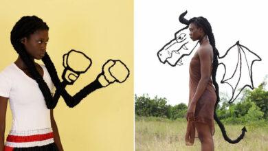 Laetitia Ky e a arte incrível de esculpir com o próprio cabelo (34 fotos) 37