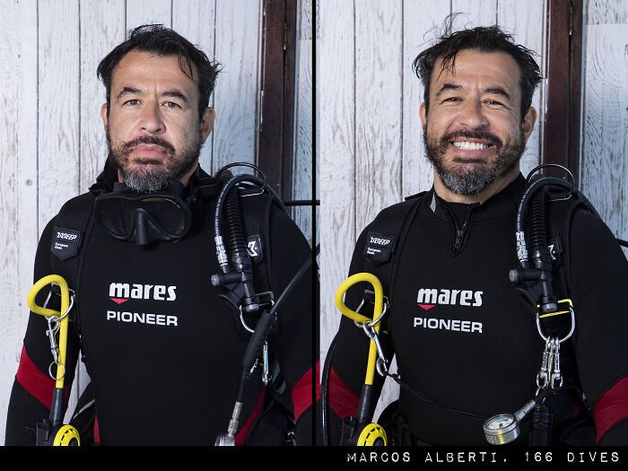 Mergulhos e emoções: Projeto fotográfico de Marcos Alberti mostra o antes e depois de ir para o fundo do mar (30 fotos) 24