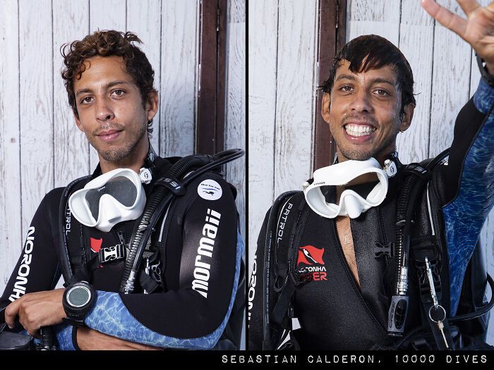 Mergulhos e emoções: Projeto fotográfico de Marcos Alberti mostra o antes e depois de ir para o fundo do mar (30 fotos) 27