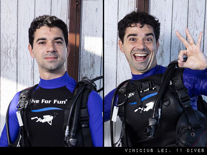 Mergulhos e emoções: Projeto fotográfico de Marcos Alberti mostra o antes e depois de ir para o fundo do mar (30 fotos) 30