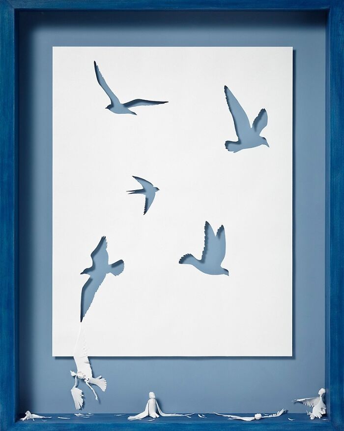 Peter Callesen: O artista que transforma uma folha de papel em escultura e poesia visual (32 fotos) 13