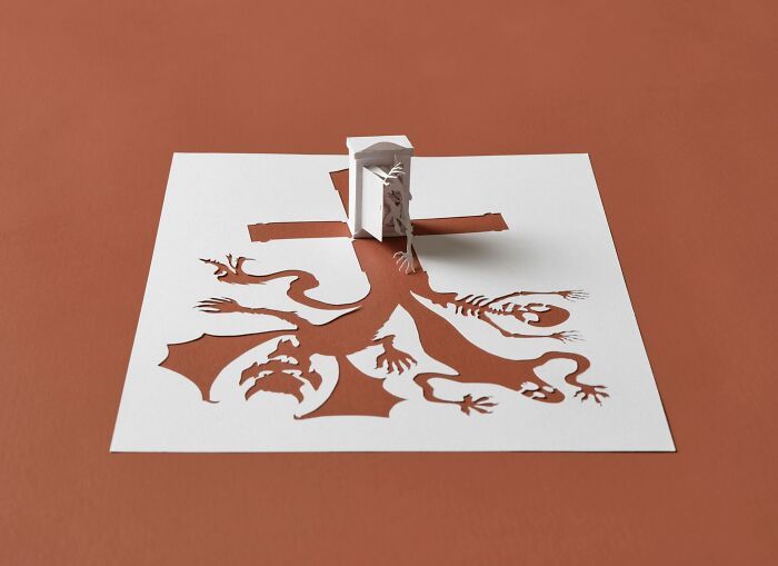 Peter Callesen: O artista que transforma uma folha de papel em escultura e poesia visual (32 fotos) 18