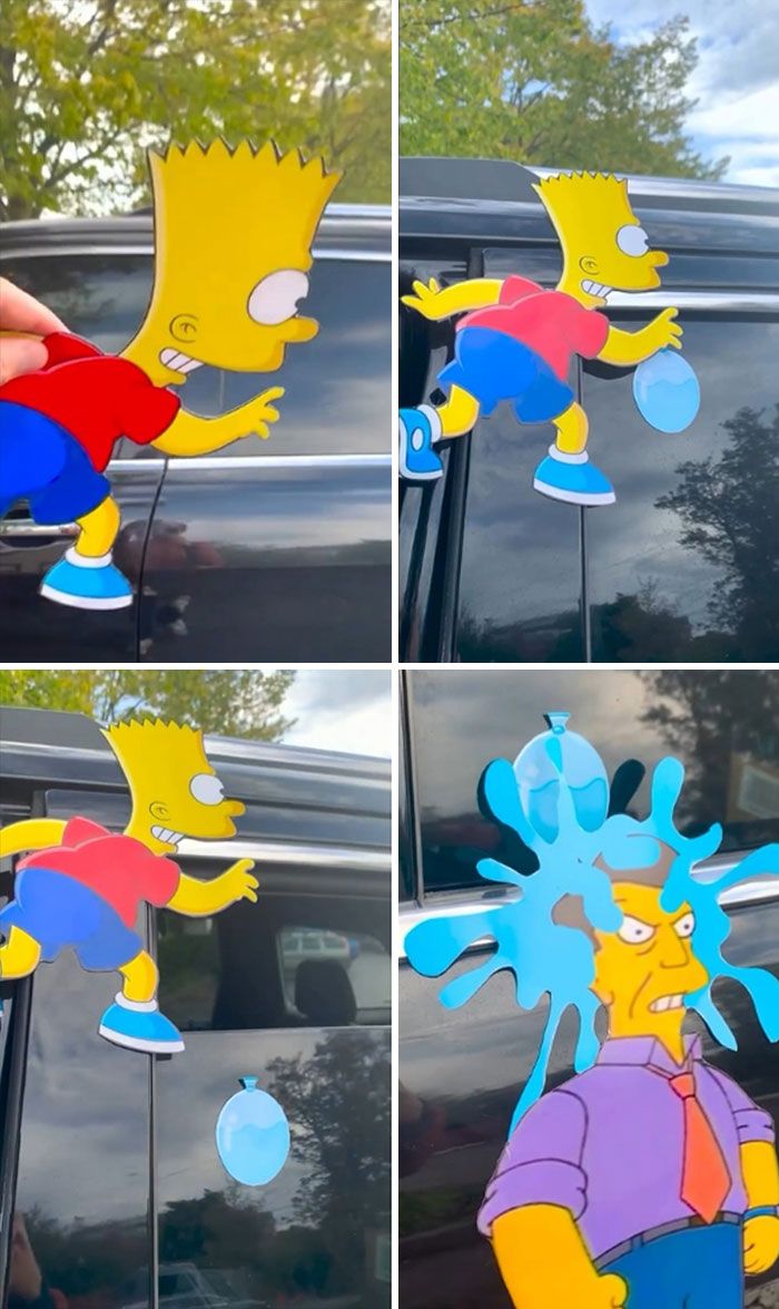 Rudy Willingham transforma a paisagem urbana com criatividade e referências dos Simpsons (15 fotos) 15
