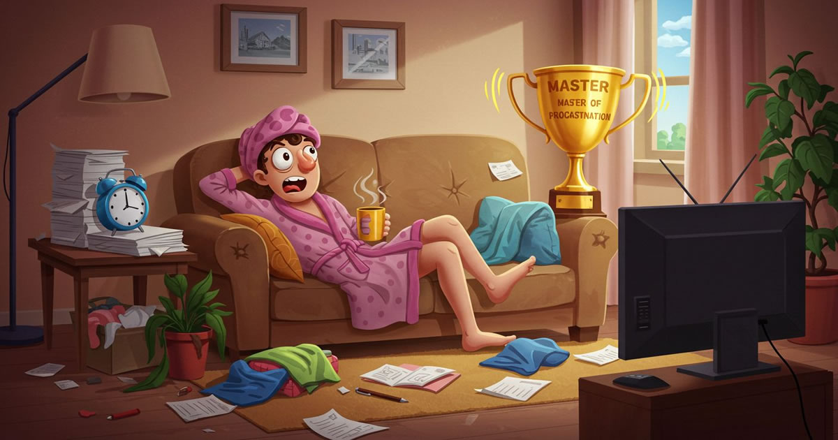 Se você já fez 25 dessas 40 coisas, parabéns: você é um verdadeiro mestre da procrastinação 1