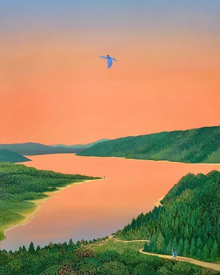 A arte sonhadora de Mulgil Kim: Uma jornada entre natureza, emoção e imaginação (32 fotos) 4