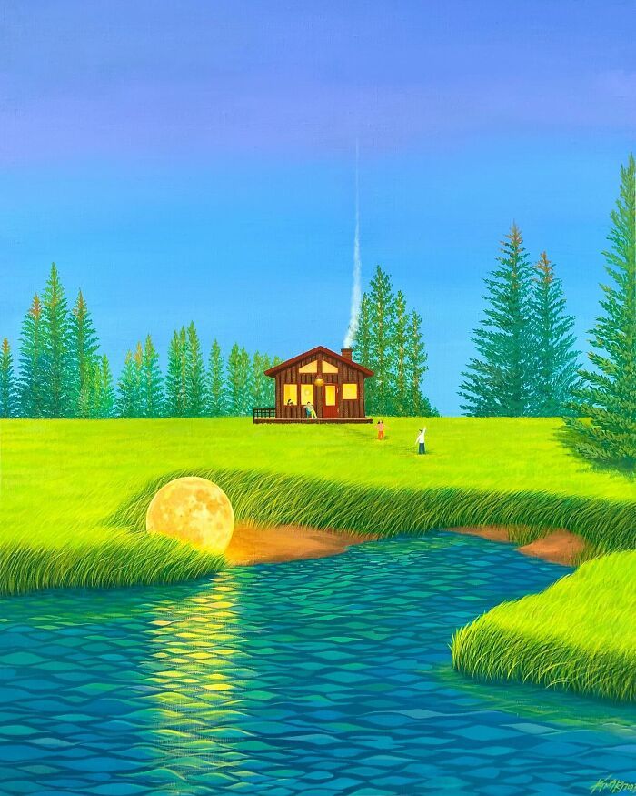 A arte sonhadora de Mulgil Kim: Uma jornada entre natureza, emoção e imaginação (32 fotos) 17