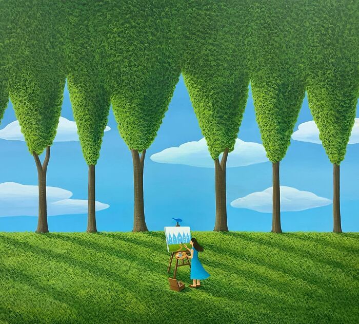 A arte sonhadora de Mulgil Kim: Uma jornada entre natureza, emoção e imaginação (32 fotos) 25