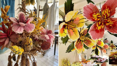 As flores gigantes de papel de Marianne Eriksen-Scott Hansen são puro encanto (32 fotos) 7