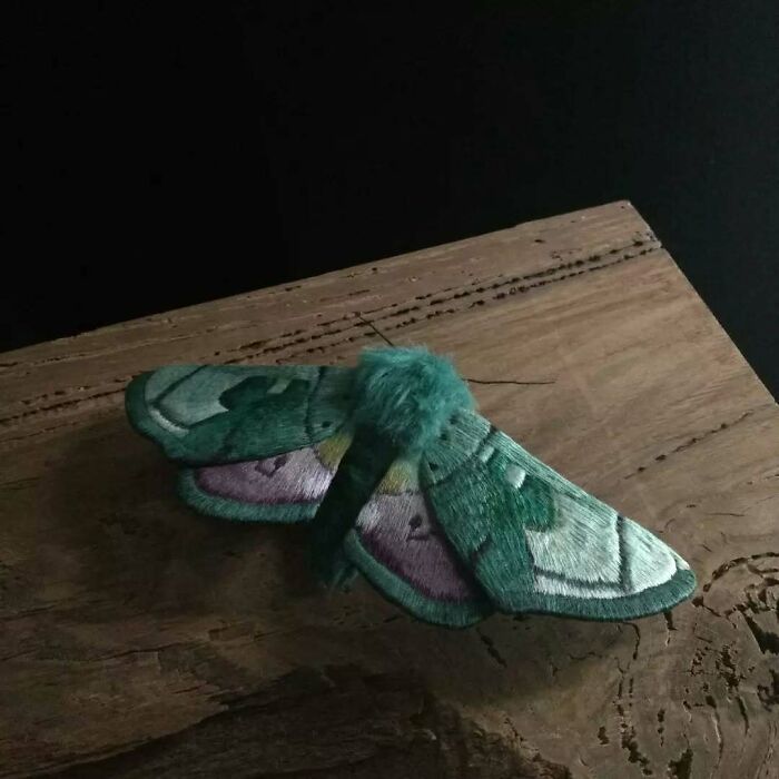 Esculturas bordadas de borboletas: A arte hipnotizante de Yumi Okita (35 fotos) 15