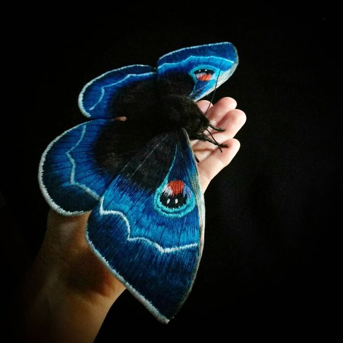 Esculturas bordadas de borboletas: A arte hipnotizante de Yumi Okita (35 fotos) 29